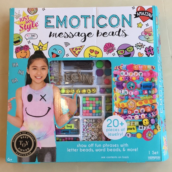 Emoticon Message Beads - Picture 1 of 3